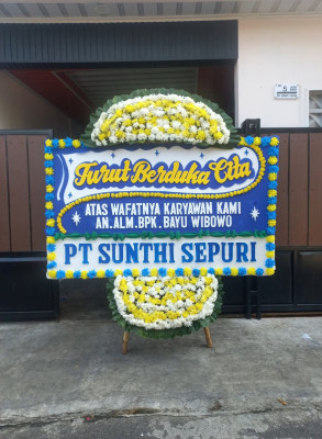 Papan Bunga Duka di Ujunggurap